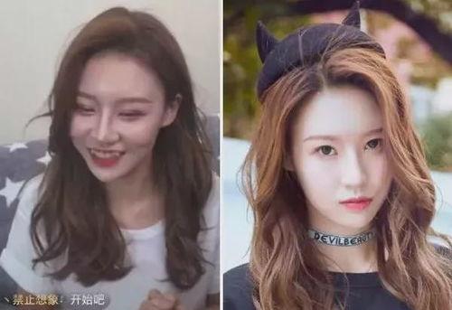 中国明星网红对比图大全,颜值与才华的较量