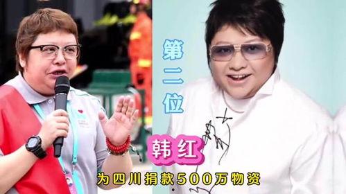 明星网红捐款四川,明星网红助力四川灾后重建