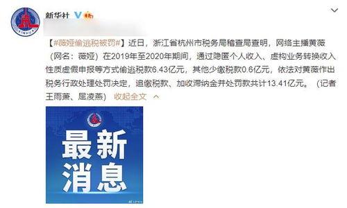 明星网红偷税漏税现状,明星网红现状深度剖析